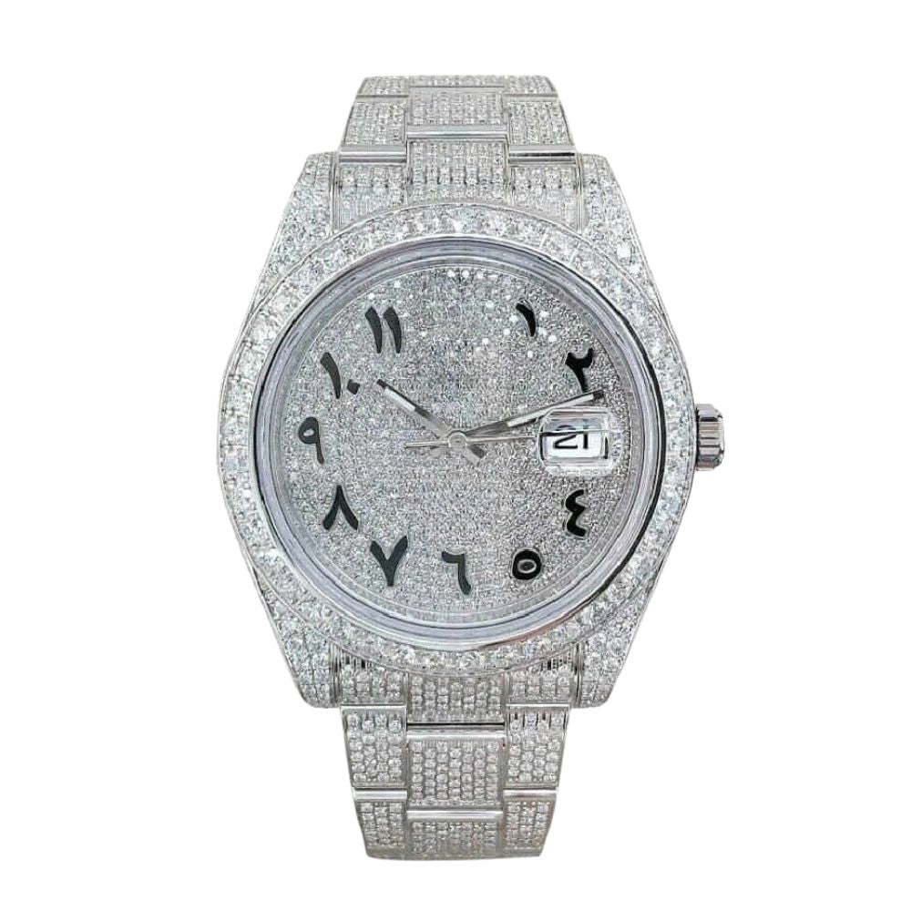 Datejust 126300 “Iced Out Arabic Dial”
